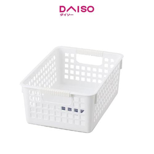 Jual Daiso Rattantype Basket K White Kota Bandung DAISO JAPAN