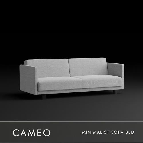 Promo CAMEO Sofa Bed / Futon Sleeper Minimalis XIONCO Hitam Cicil