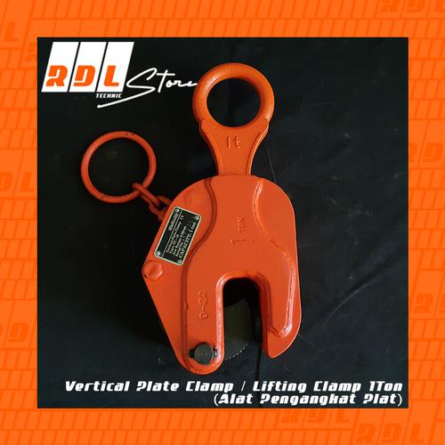 Jual Vertical Plate Clamp / Lifting Clamp 1Ton (Alat Pengangkat Plat ...