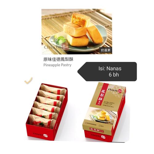 Jual Kue ChiaTe Pineapple cake (isi 6) ori Taiwan (Jastip) Jakarta