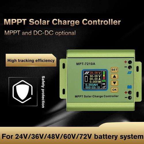 Jual Powmr 10A Mppt Solar Charge Controller Fit 24V 36V 48V 60V 72V ...