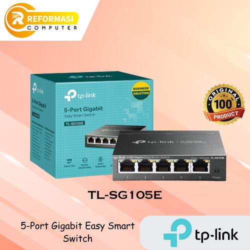 Jual TPLink TLSG105E 5port Gigabit Easy Smart Switch Jakarta Barat
