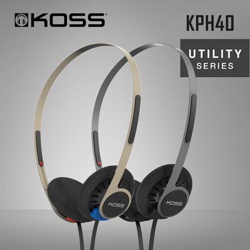 Jual Koss KPH40 Utility OnEar Headphone, Ultra Ringan, Deep Bass