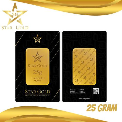 Logam Mulia StarGold Berat 25 Gram di Stargoldmkb Tokopedia