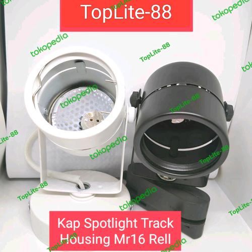 Kap Rell Track Jual Kap Lampu Sorot TrackLight Rell Mr16 Tusuk Housing SpotLight Track ...