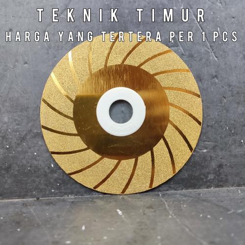 Jual mata gerinda potong kaca 4 inch diamond cutting whell - TYPE TURBO ...