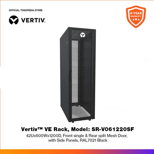 Promo Vertiv VE Rack, Model: SR-V061220SF - 42Ux600Wx1200D 01230842 ...