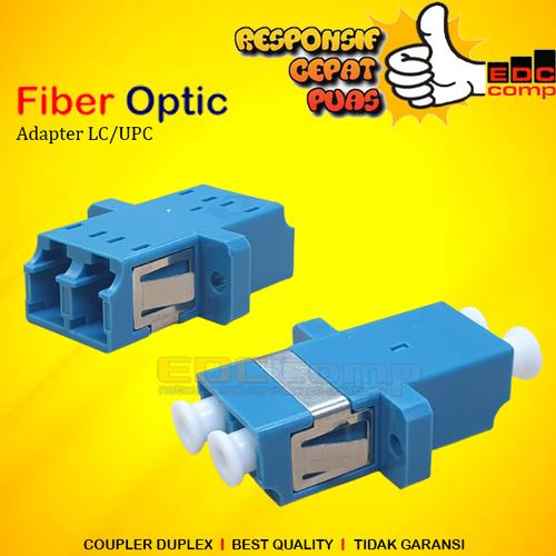 Jual LC/UPC Female to LC/UPC Female Duplex Adapter|LC/UPC FO Coupler ...
