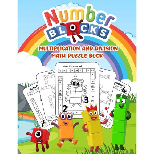 Number Blocks Cache Cache Jual Numberblocks Multiplication and Division Math Puzzle Book - Kota ...