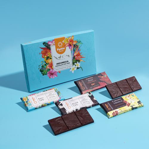 Promo Pipiltin Cocoa Chocolate Bar Indonesia Gift Box 4 x 35gr Indonesia Box Jakarta