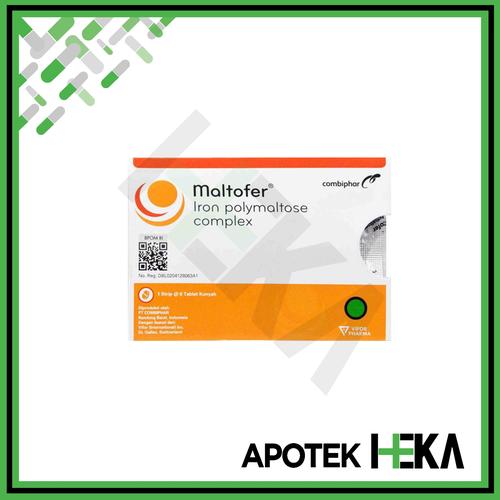 Jual Maltofer Strip isi 6 Tablet - Obat Anemia Kunyah - Kota Bekasi