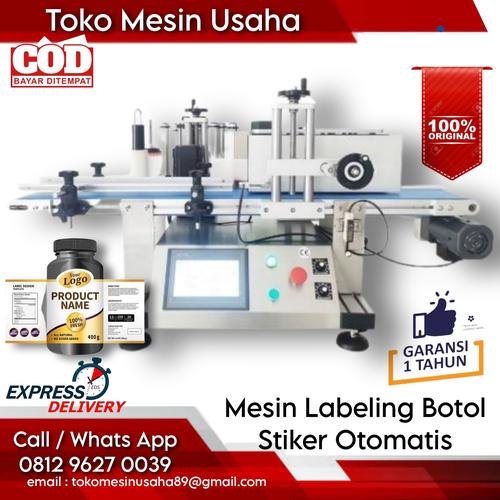 Jual Mesin Label Stiker Botol Otomatis / Labeling bottle Automatic KP ...