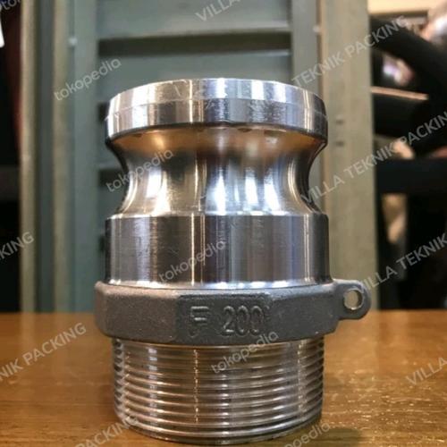 Jual Camlock 1-1/4" inch Type F 125 Stainless SS316 - Jakarta Barat ...