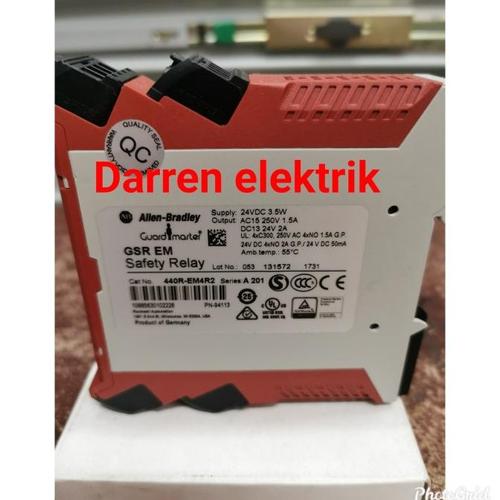 Jual Safety Relay Allen Bradley 440R-Em4R2,24Vdc - Jakarta Barat ...