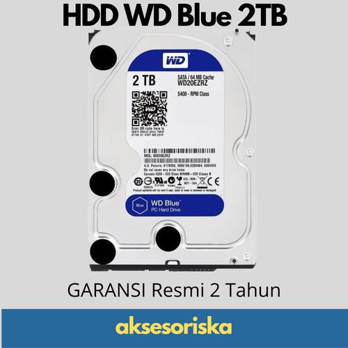 HARDDISK HDD WD BLUE 2TB SATA di Aksesoriska Tokopedia