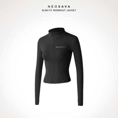 Jual NEOSAVA Jaket Slim Fit Olahraga Sport Wanita Jacket Yoga Fitness