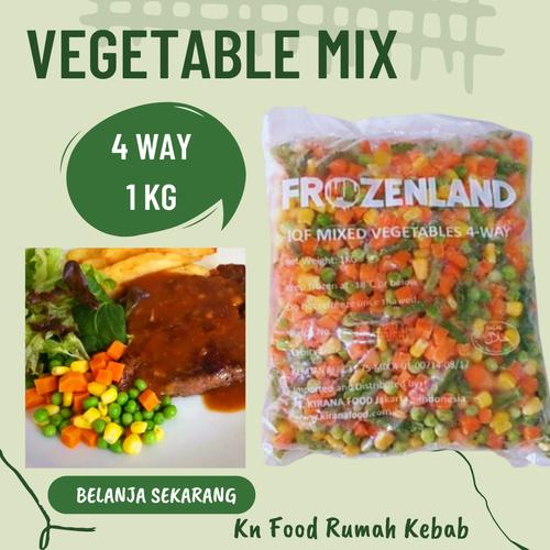 Mix Vegetable 1kg Sayuran Beku Mix Sayuran Frozen 1kg Harga Termurah di  Rumah Kebab Nisa2 Tokopedia