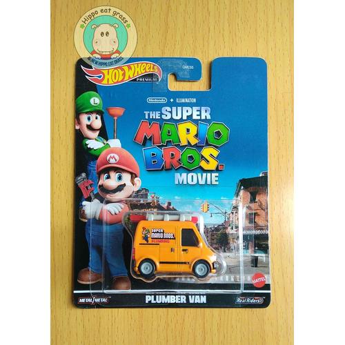 Hot Wheels Plumber Van Super Mario Bros Le Film - Voiture Échelle 1/64 - HKC19
