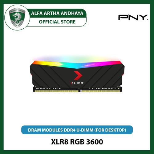 PNY XLR8 RGB DDR4 3600MHz Desktop Memory [RAM DESKTOP PC] 8GB di Alfa  Artha Andhaya Tokopedia