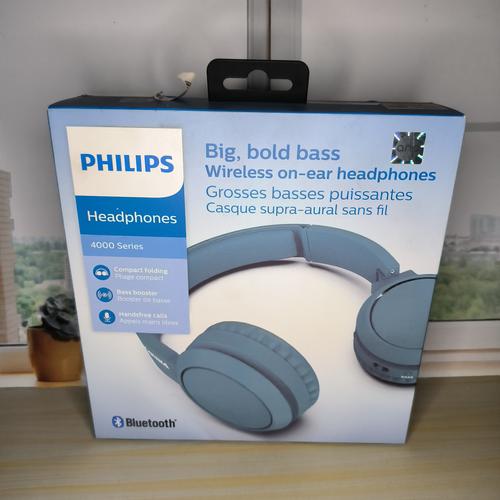 Jual Philips TAH4205 TAH 4205 Blue On-ear Wireless Headphones - Kab ...