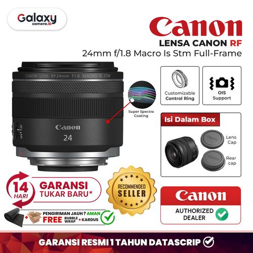 Promo Lensa Canon RF 24mm Macro IS STM FullFrame RF 24 mm f