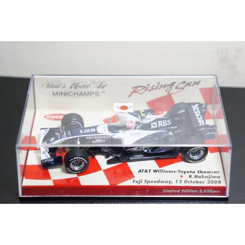Miniature Williams Toyota FW29 1/43 – Nico Rosberg, Fuji Showcar 2008, Minichamps