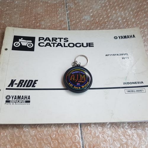 Jual BUKU PART CATALOG KATALOG YAMAHA XRIDE X RIDE ORIGINAL Foto Copy