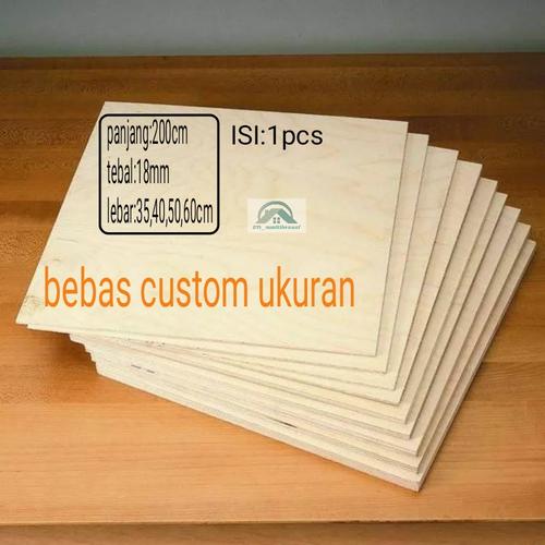 Promo TRIPLEK MULTRIPLEK POLYWOOOD 18MM MERANTI UKURAN CUSTOM SIZE 200x Promo triplek multriplek polywoood 18mm meranti ukuran custom size 200x