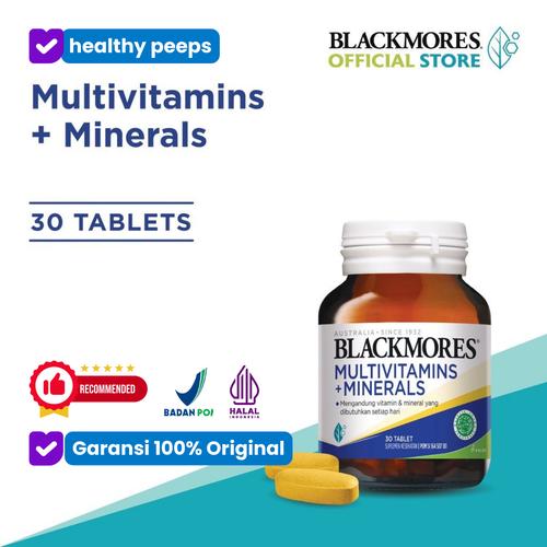 Promo Blackmores multivitamin & minerals multi vitamin / vit A B6 B12