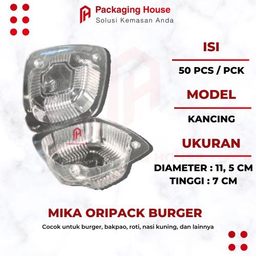 Jual [ 50 Pcs ] Mika Burger Hamburger | Mika Roti Foodgrade | - Kab ...