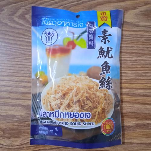 Jual Juhi Vegetarian Dried Squid Shred 90gr/Youta Thailand Jakarta