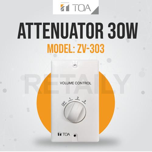 Jual ATTENUATOR 30W TOA MODEL ZV-303 | GARANSI RESMI - Jakarta Barat ...