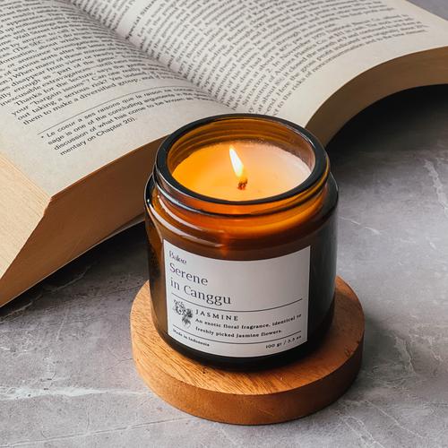 Jual BALEE Jasmine Serene in Canggu Scented Candles / Lilin Aromaterapi