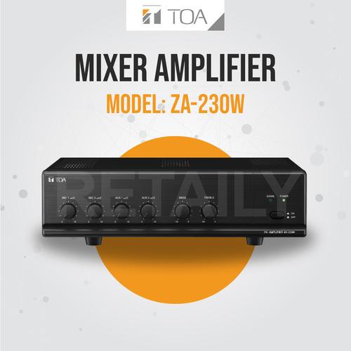 Promo MIXER AMPLIFIER TOA Model ZA-230W | GARANSI RESMI Cicil 0% 3x ...