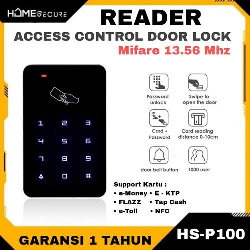 Jual RFID Reader Acces Control Mifare 13.56 Mhz / Access Door Lock ...