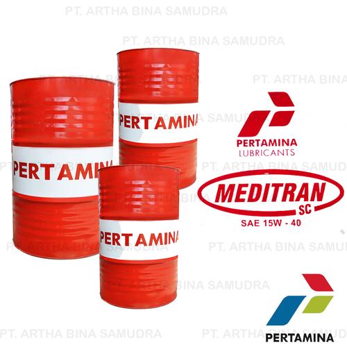 Jual OLI Pertamina Meditran SC SAE 15W-40 Drum Isi 209 Liter - Jakarta ...