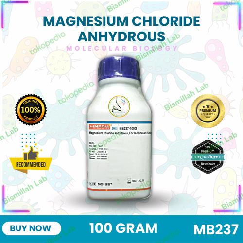 Jual Magnesium Chloride Anhydrous, for Molecular Biology, 100 Gram
