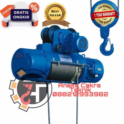 Jual wire rope hoist crane 5 ton x 12 meter Tokyo Lift japan Quality