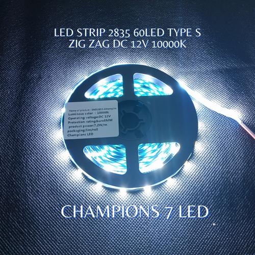 Jual Lampu LED Strip Zig zag Tipe S DC 12v 2835 60 LED 5m Champions LED jual-lampu-led-strip-zig-zag-tipe-s-dc-12v-2835-60-led-5m-champions-led