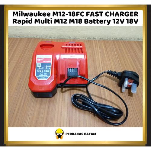 Jual Milwaukee Battery M12-M18 12V 18V Rapid Charger M12M18 FC