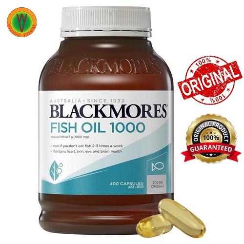 Jual Blackmores Fish Oil 1000 mg Omega 3 400 Kapsul Jakarta Barat