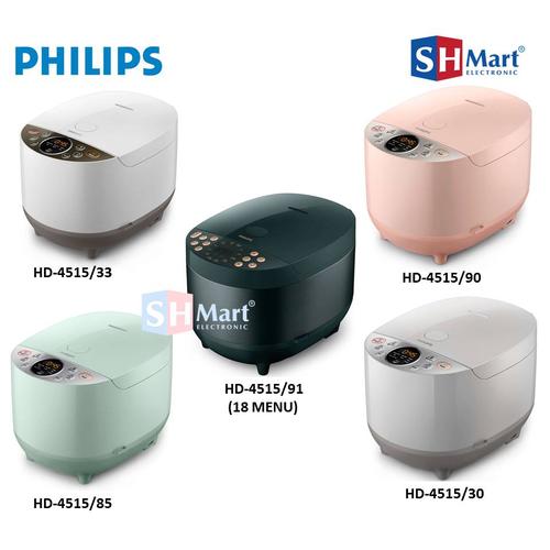 Promo PHILIPS RICE COOKER FUZZY LOGIC DIGITAL HD4515 HD4515 1.8 LITER Putih Cicil 0 3x