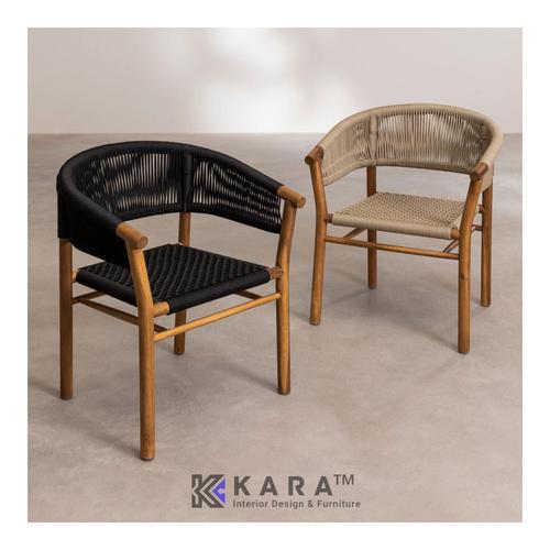 Jual Kursi Makan Rima Anyaman Tali Rope / Dining Chair / Kursi Cafe ...