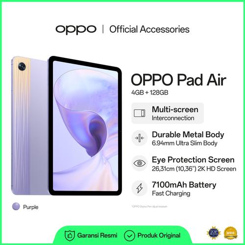 Promo [NEW!] OPPO Pad Air 4GB/128GB PURPLE OPPO Official Accessories
