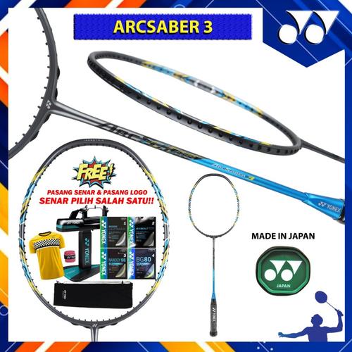 Jual Raket Badminton Original Made In Japan TERMURAH Yonex Arcsaber 3 ...