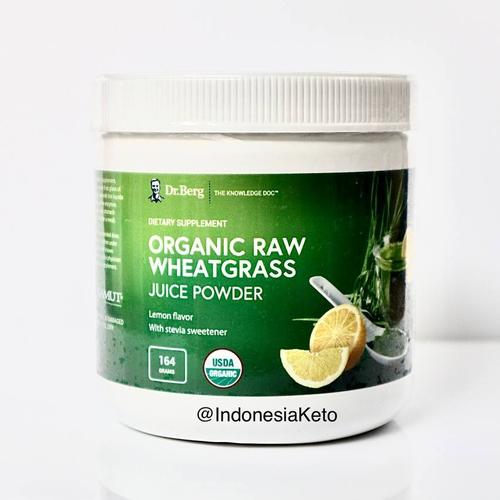 Jual Dr Berg Wheatgrass Juice powder Lemon Flavour Keto 100 Ori USA