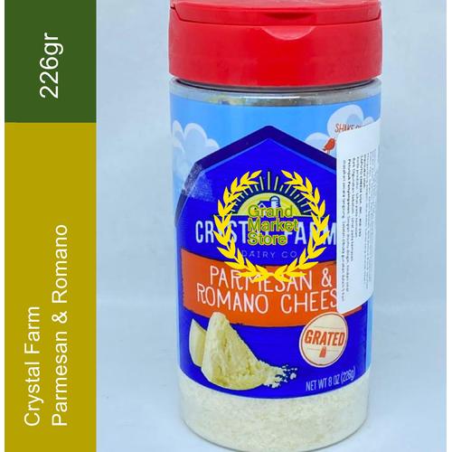 Jual Crystal Farm Parmesan & Romano Cheese 226gr Keju Parmesan Bubuk