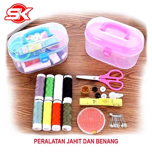 Jual Peralatan Jahit dan Benang Sewing Kit Box Jakarta Selatan