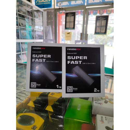 Jual SSD External VenomRX Superfast 1TB-2TB Usb Garansi Resmi