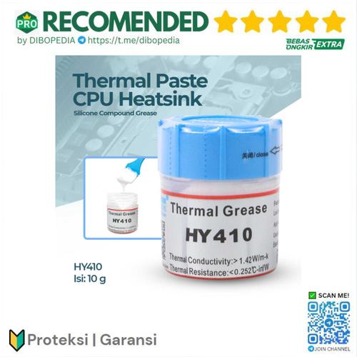 Jual HY410 Thermal Paste CPU Heatsink Silicone Compound Grease 25g S